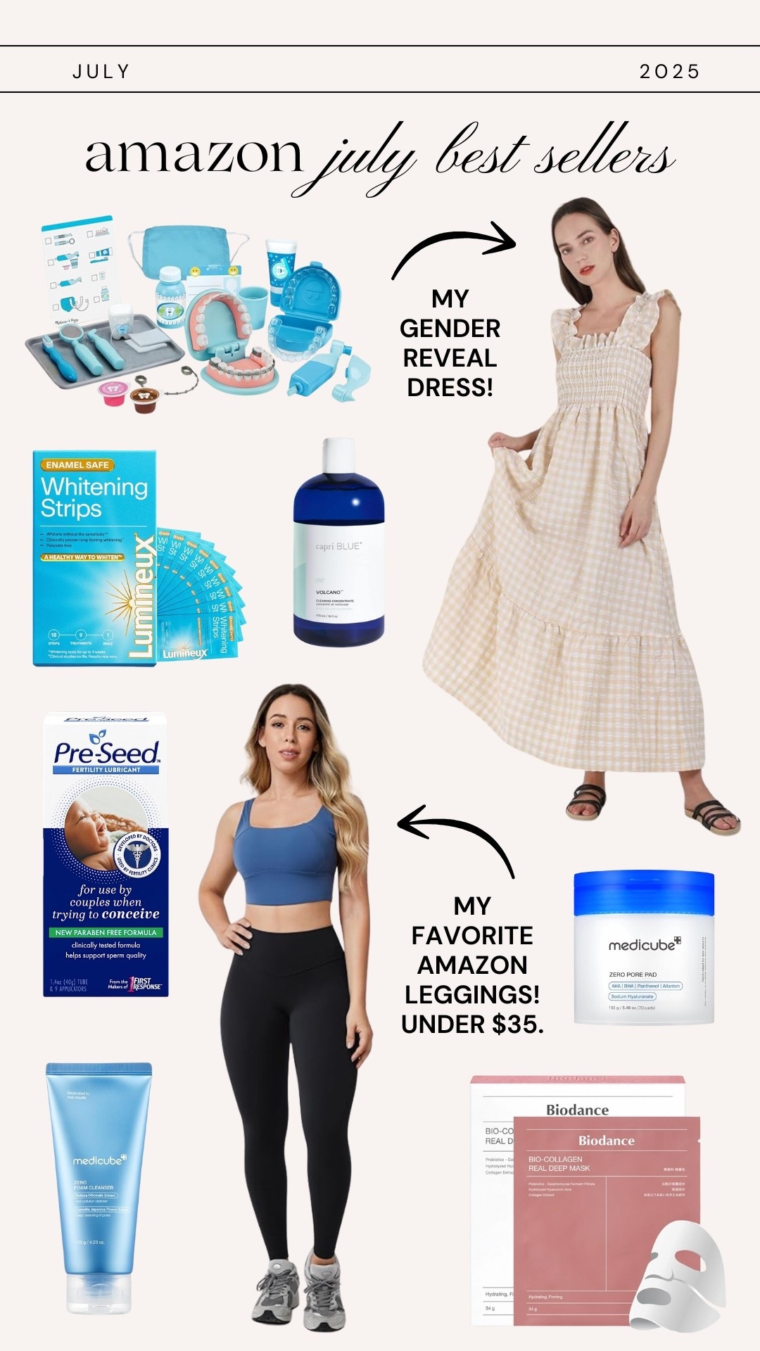 Amazon July Best Sellers // Medicube Beauty // Toddler Toys // Amazon Fashion // Amazon Beauty // Amazon Leggings 

#LTKBeauty #LTKKids #LTKStyleTip