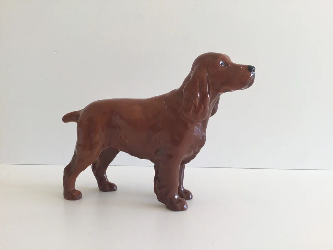Vintage 1950s Beswick England Cocker Spaniel Dog Porcelain Figurine - Etsy | Etsy (US)