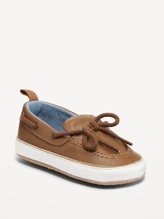 Faux-Leather Boat Shoes for Baby | Old Navy (US)