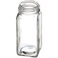 Spice Jars | 4 Oz Square Glass Jar 12 Pcs Empty Jars Flip Top Dispensing Lined Black Lid 5 Holes Air | Etsy (US)