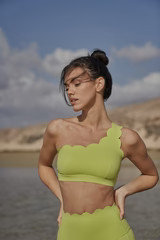 Dynamic One Shoulder Sports Bra | WISKII Active