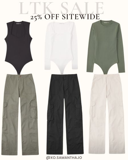 Abercrombie LTK Sale 25% off 

Cargo pants - flattering cargo pants - bodysuits - slimming body suits - high neck body suit - trending - spring outfits - vacation outfits 

#LTKFestival #LTKSale #LTKstyletip