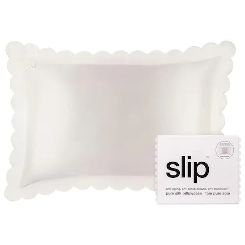 Slip Pure Silk Queen Pillowcase with Scalloped Edge | Sephora (US)