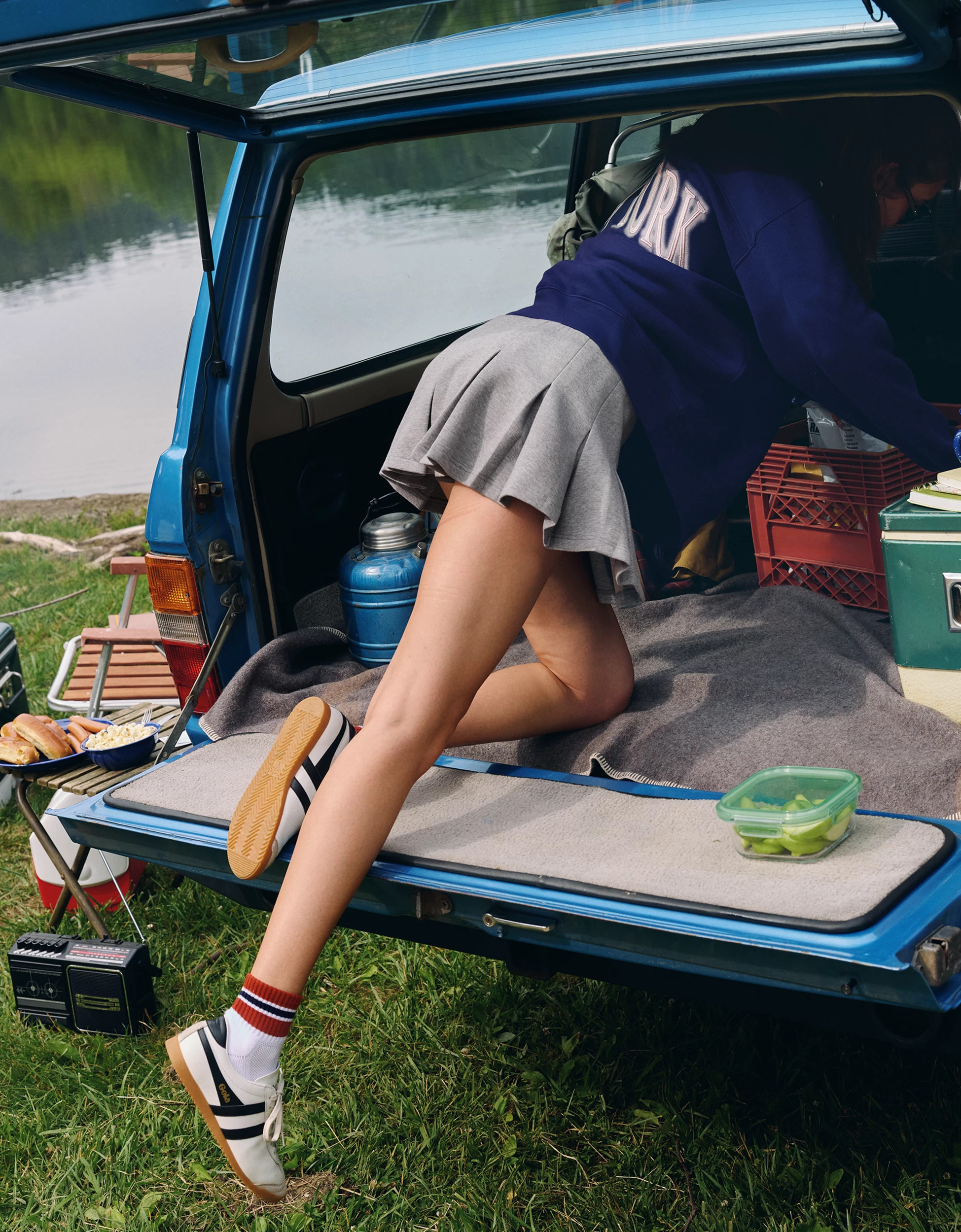 OFFLINE By Aerie ChillUp Cotton Pleated Skort | American Eagle Outfitters (US & CA)