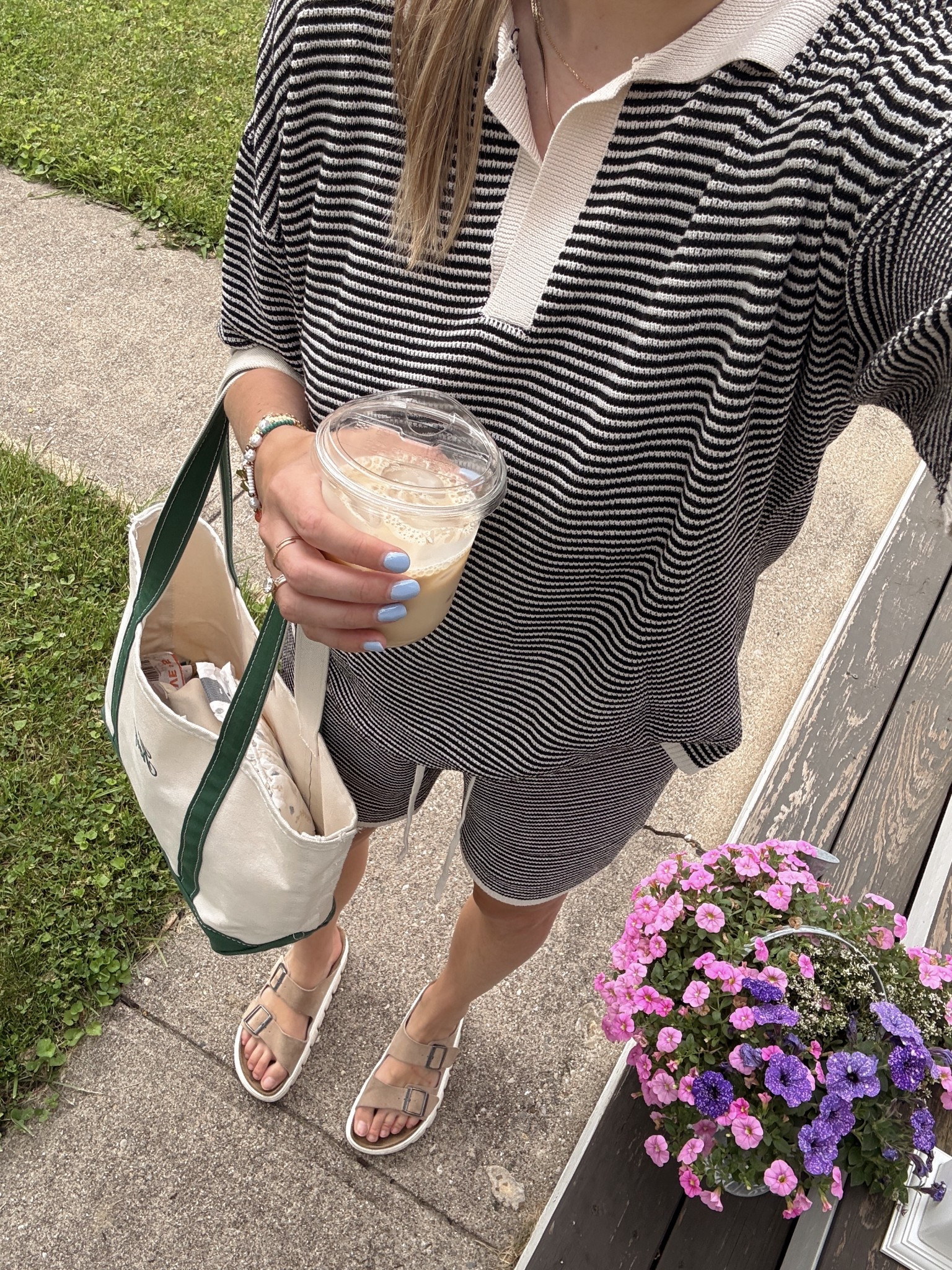 This striped matching sweater set from Amazon is so good! TTS — I might size up in a colored one for a more oversized, casual fit.

#LTKStyleTip #LTKFindsUnder50