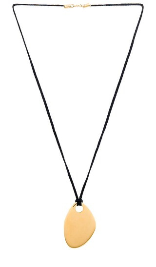 Sabi Necklace in Gold & Navy | Revolve Clothing (Global)
