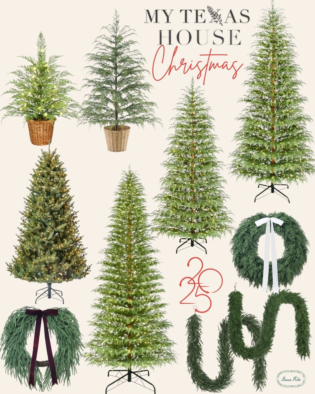 ✨ It is officially that time of year! The My Texas House Christmas collection has arrived and it is beautiful 🎄 Twinkling trees that look straight out of a magazine, classic wreaths, and full garlands with bows included. These are timeless pieces you will use year after year.

The trees are perfectly full with just the right amount of glow ✨ Whether you want a big statement tree or just a touch of greenery with wreaths and garlands, this line has it all 👌🏻

Tap to shop before it sells out. Items are already going in and out of stock because the quality, beauty, and price point make this collection so popular
⬇️🔗 
#LTKChristmas #2025 #Christmas2025 #LTKChristmas2025 #ChristmasTrees

#LTKSeasonal #LTKHome