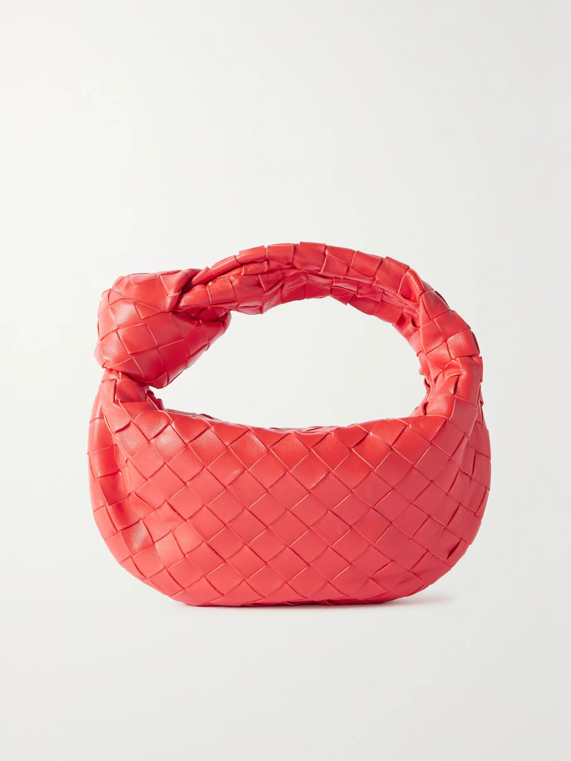 Jodie mini knotted intrecciato leather tote | NET-A-PORTER (US)