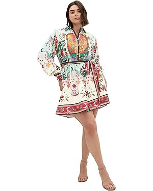 City Chic Women's Dress-Ezra Mini Print | Amazon (US)