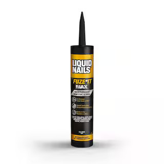 Liquid Nails Fuze It Max 9 oz. Interior/Exterior All Surface Construction Adhesive LN-3000 - The ... | The Home Depot