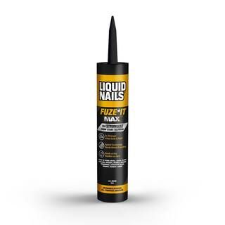 Liquid Nails Fuze It Max 9 oz. Interior/Exterior All Surface Construction Adhesive LN-3000 - The ... | The Home Depot