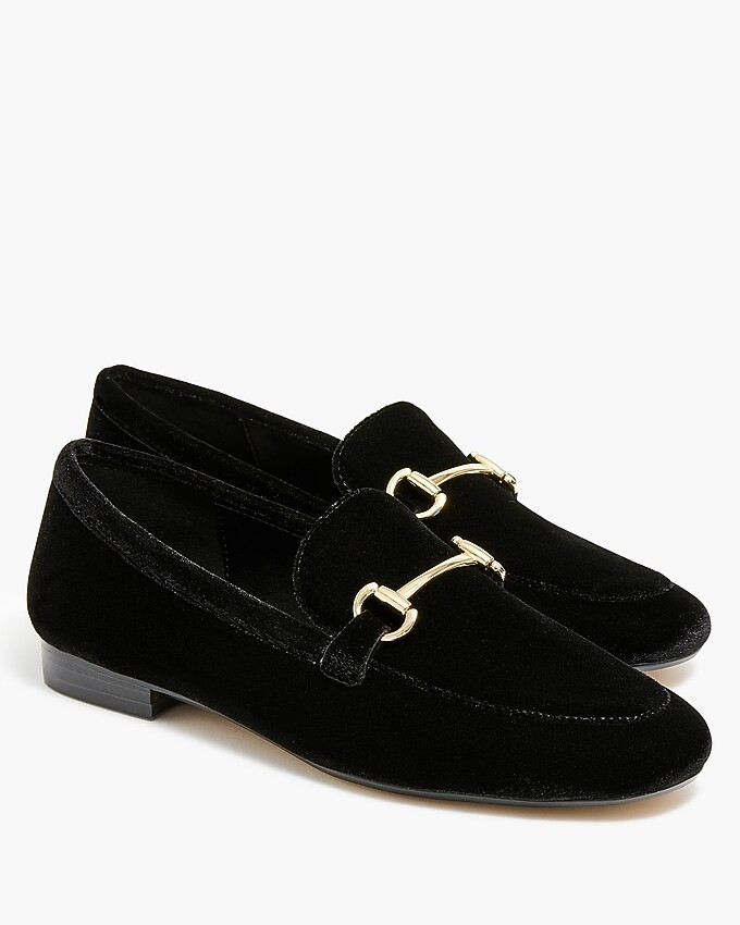 Velvet bit loafers | J.Crew Factory