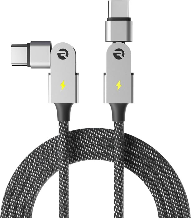 Raycon Magic Spin Cable - 6.6 Feet 100W Fast Charging Type C to Type C Cable for iPhone 16, Samsu... | Amazon (US)