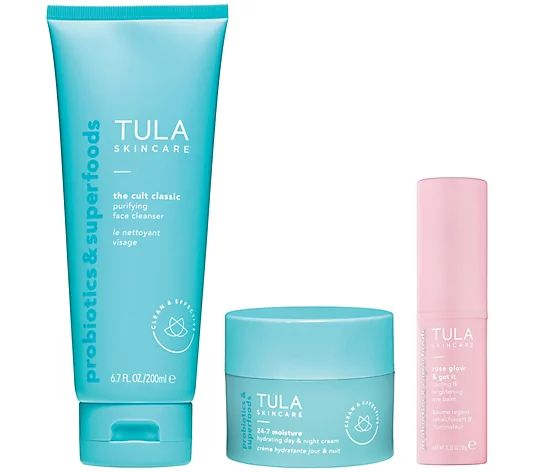 TULA Refresh & Glow 3-Piece Set - QVC.com | QVC