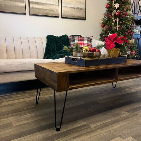 Found this high quality solid wood coffee table on Amazon at an amazing price!! #coffeetable #amazonfurniture #livingroom 

#LTKhome #LTKHoliday #LTKSeasonal