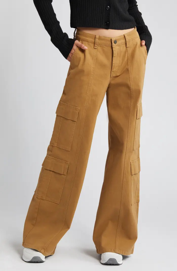 High Waist Wide Leg Cargo Jeans | Nordstrom