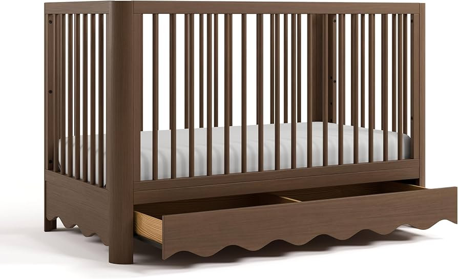 Storkcraft Casablanca Deluxe 5-in-1 Convertible Crib with Drawer (Hazelnut)– GREENGUARD Gold Ce... | Amazon (US)