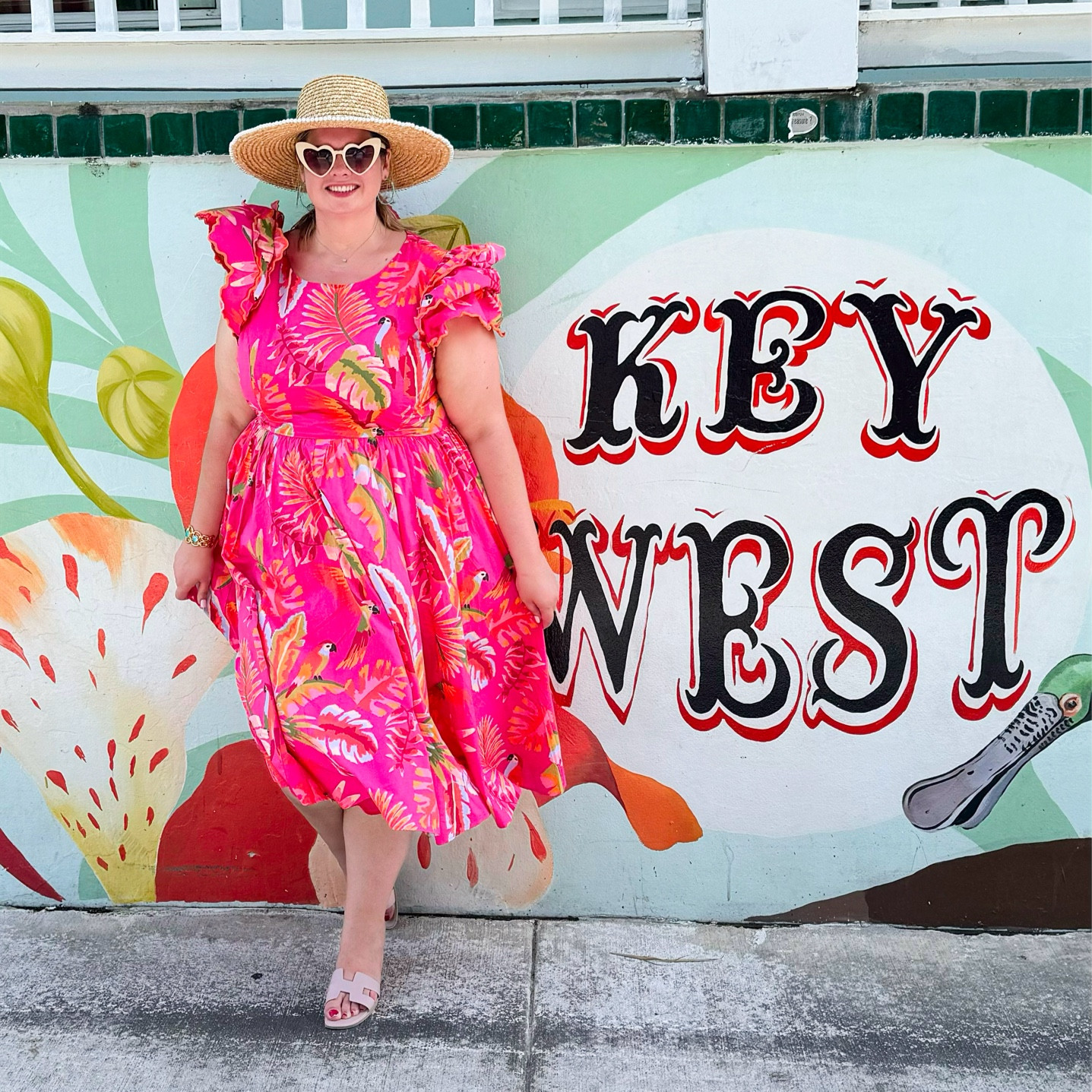 Tropical vibes for a day in key west. This dress has perfect summer vibes and I love the statement sleeves. This one runs small, I am wearing the 2x 

#LTKPlusSize #LTKStyleTip #LTKSeasonal