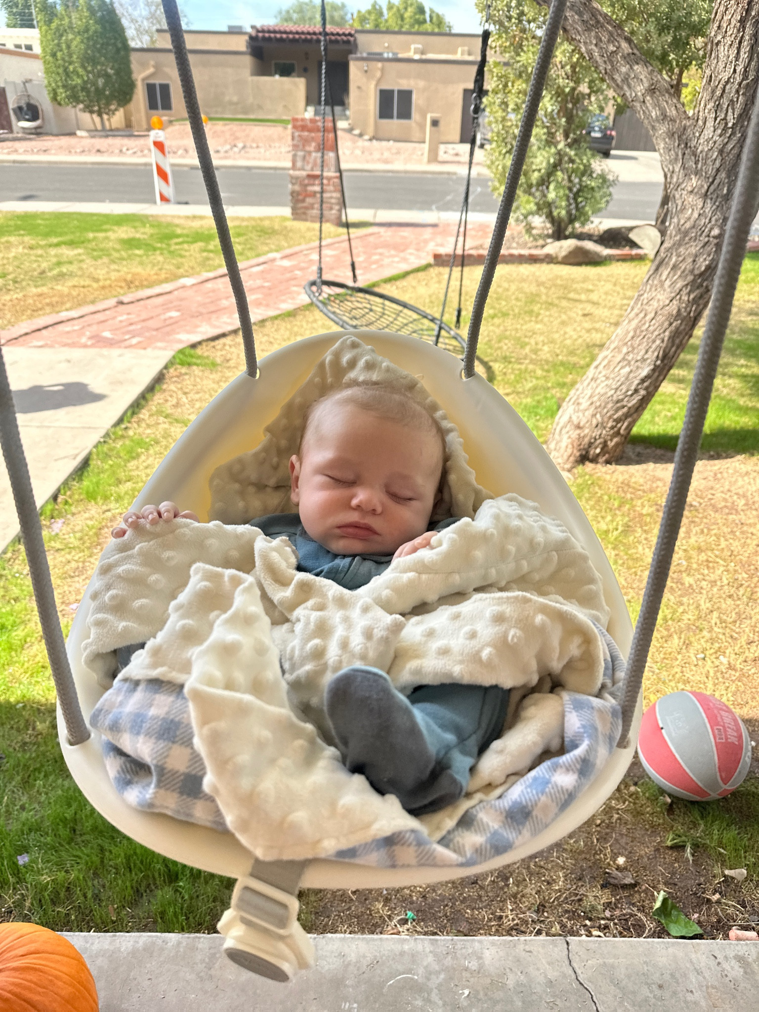 Sweetest baby swing and so easy to install! #LTKbaby