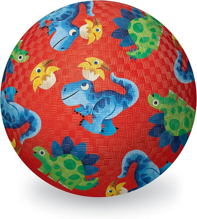 Crocodile Creek Playground Ball - Durable Rubber Ball for Kids Ages 3 and Up - Bouncy Inflatable ... | Amazon (US)