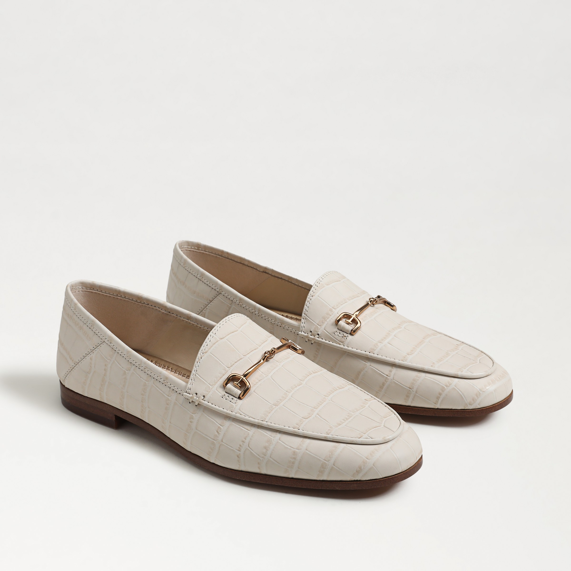Sam Edelman Loraine Bit Loafer Modern Ivory Croco Leather 9.5 | Sam Edelman CA