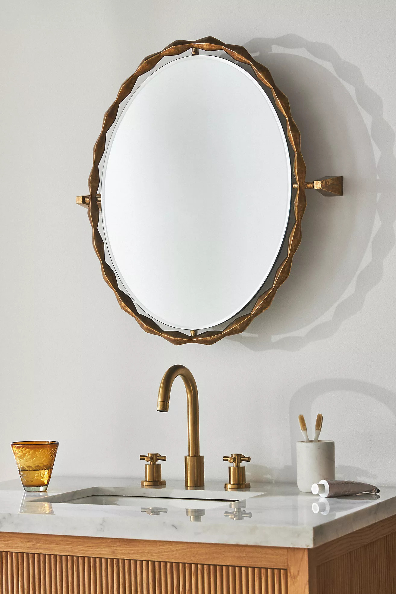 Noa Bath Mirror | Anthropologie (US)