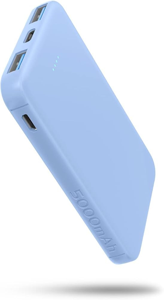 VANYUST S22 Portable Charger, 5000mAh Mini Power Bank 3-Port Output (USB-C in&Out) Fast Charging,... | Amazon (US)