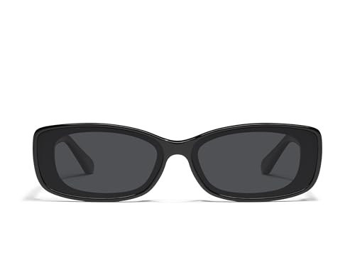 Quay - Womens Sunglasses, Polarized Square Lenses with UV Protection (Vibe Check, Black) | Amazon (US)