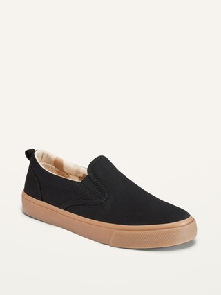 Gender-Neutral Canvas Slip-On Sneakers for Kids | Old Navy (CA)