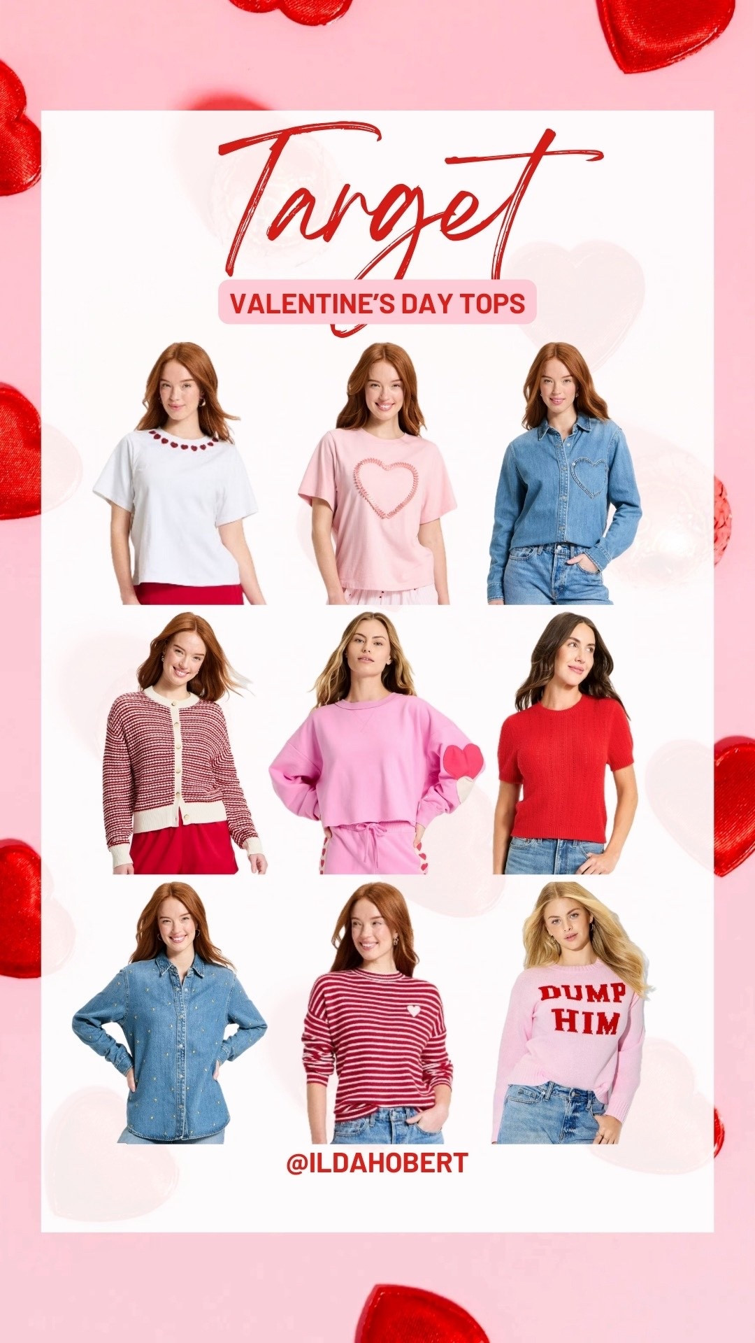 Loving these Valentine’s Day tops from Target!💕❤️

Valentine, galentine, sweater, cardigan, tops, sweatshirt, denim 

#LTKFindsUnder50 #LTKSeasonal #LTKSaleAlert