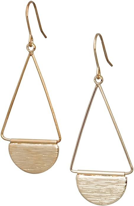 New! Shield Paddle Earring Lightweight Statement Earrings | SPUNKYsoul Collection | Amazon (US)