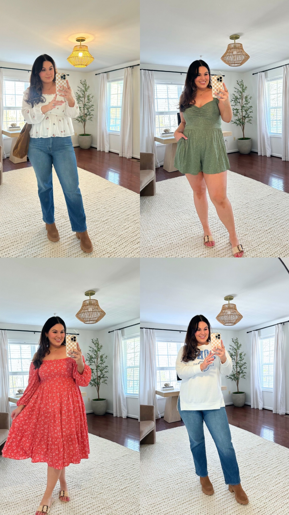 Midsize spring haul from torrid! While it’s about to start snowing here in MD, I am cravvvvving some warm weather! And torrid has so many cute stuff right now! 

Romper - 0 
Dress - 0
White floral top - 0
Jeans - 12R
White sweatshirt - 0

Midsize, midsize outfit, midsize style, midsize fashion, torrid, spring outfit, spring fashion, tall women fashion, plus size fashion, plus size 



#LTKMidsize #LTKSeasonal #LTKPlusSize