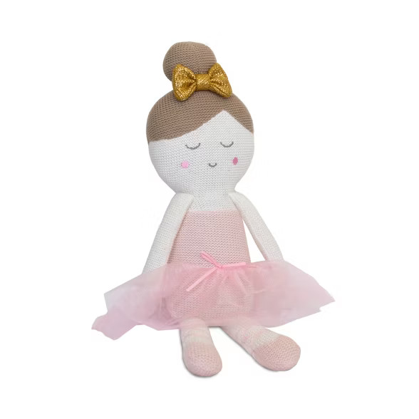 Living Textiles Baby Knit Plush Toy - Emma Ballerina | Target