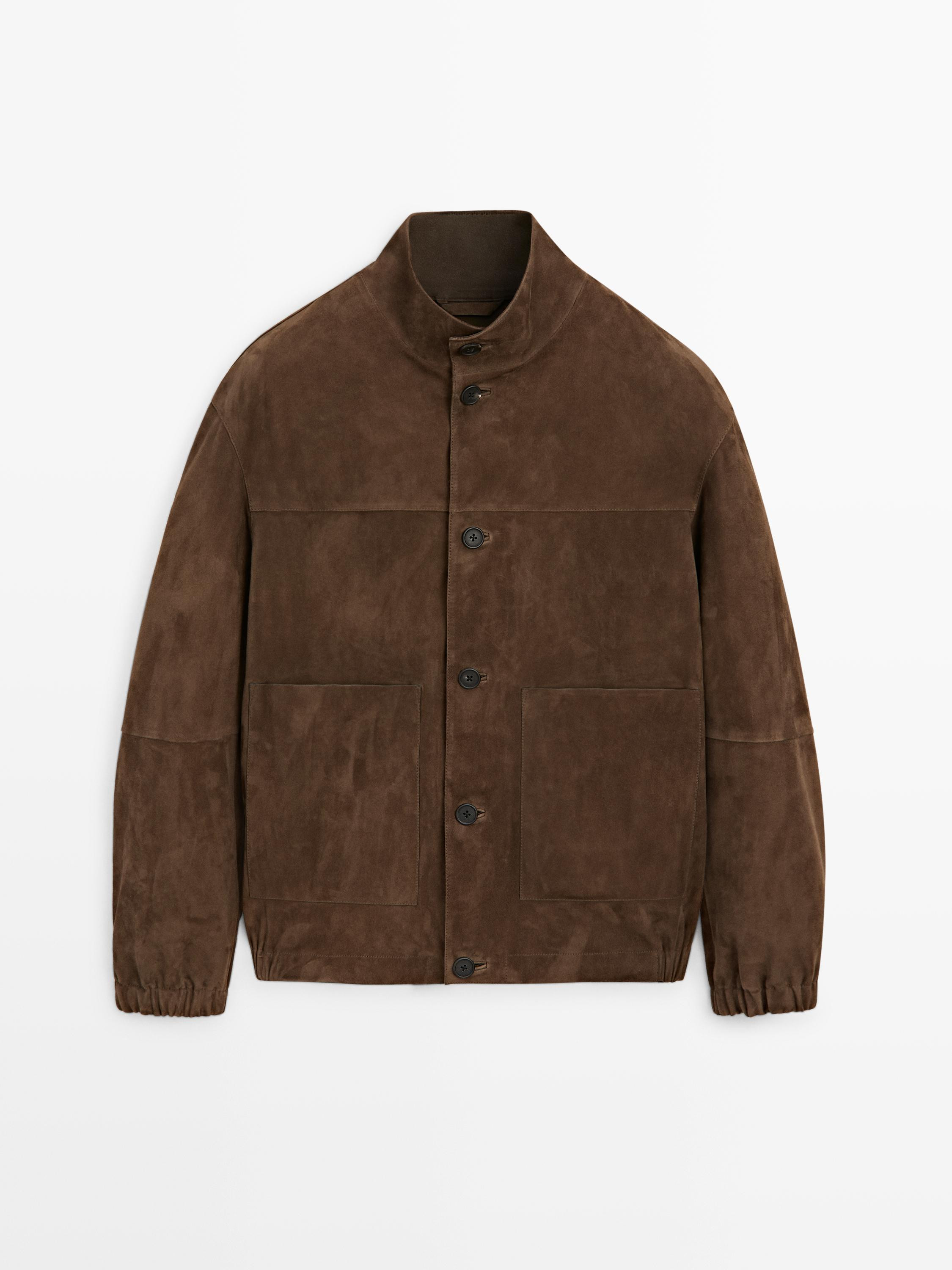 Suede leather jacket | Massimo Dutti US