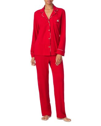 Ralph Lauren Long Sleeve Notch Collar Long Pants Pajama Set  | Bloomingdale's Women | Bloomingdale's (US)