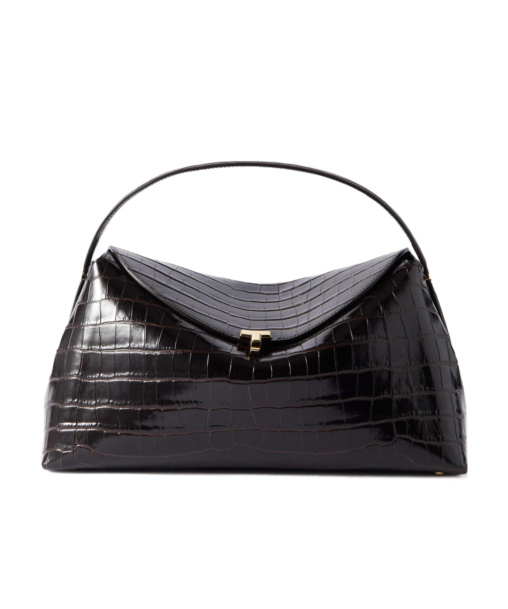 Totême T-Lock Embossed Top Handle Bag | Senser US