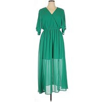 Anrabess Casual Dress: Green Dresses - Size X-Large | ThredUp (US)