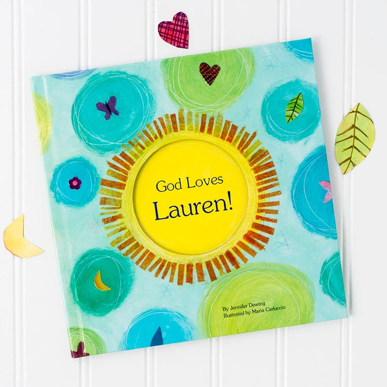 God Loves You Personalized Children's Book | Baptism Gift for Boy or Girl | Newborn Baby Gift | Etsy (US)