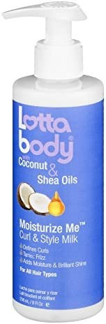 Coconut Oil and Shea Moisturize Me Curl & Style Milk by Lotta Body, Defines Curls, Anti Frizz, Ad... | Amazon (US)