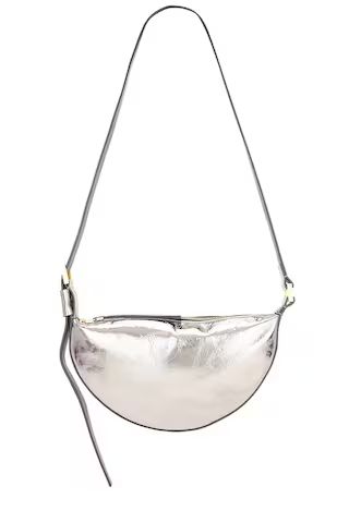 ALLSAINTS Half Moon Xbody Bag in Pewter from Revolve.com | Revolve Clothing (Global)