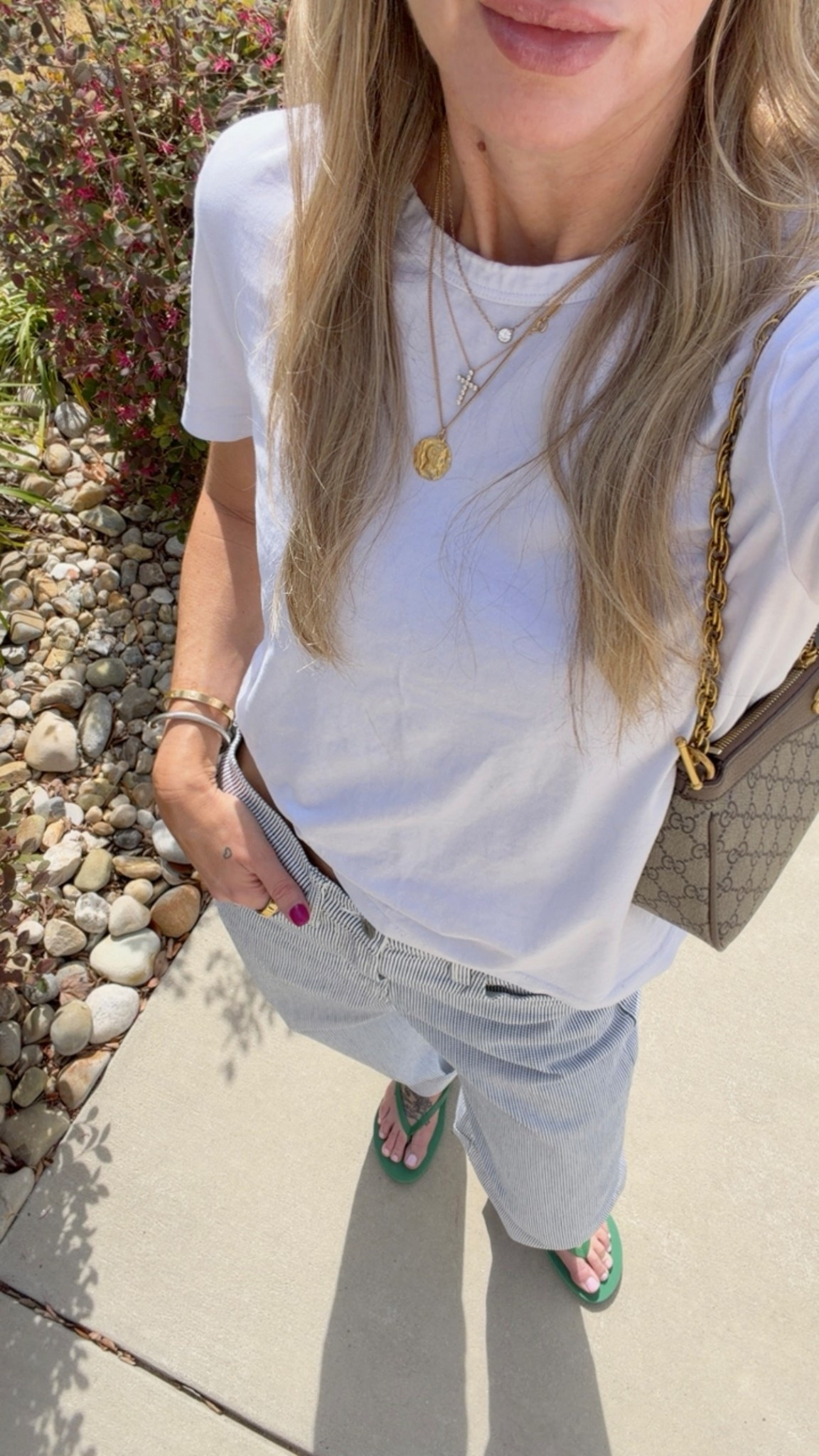 Love these striped pants! Wearing 0 pants, S top! 

#LTKspringtrends #LTKSpringSale #LTKootd