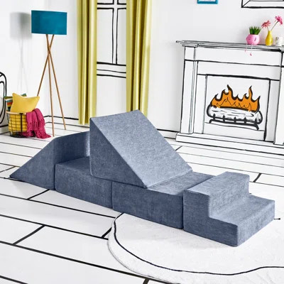 Yourigami Folding Convertible Kids and Toddler Play Gym, 5 Pieces | Wayfair North America