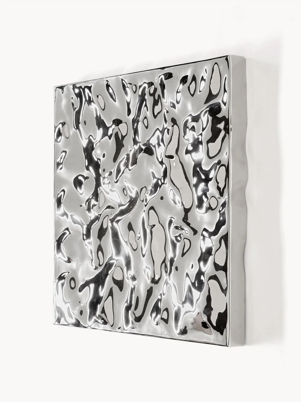 Wandobjecten Splash met een gehamerd oppervlak, 2 stuks | Westwing EU