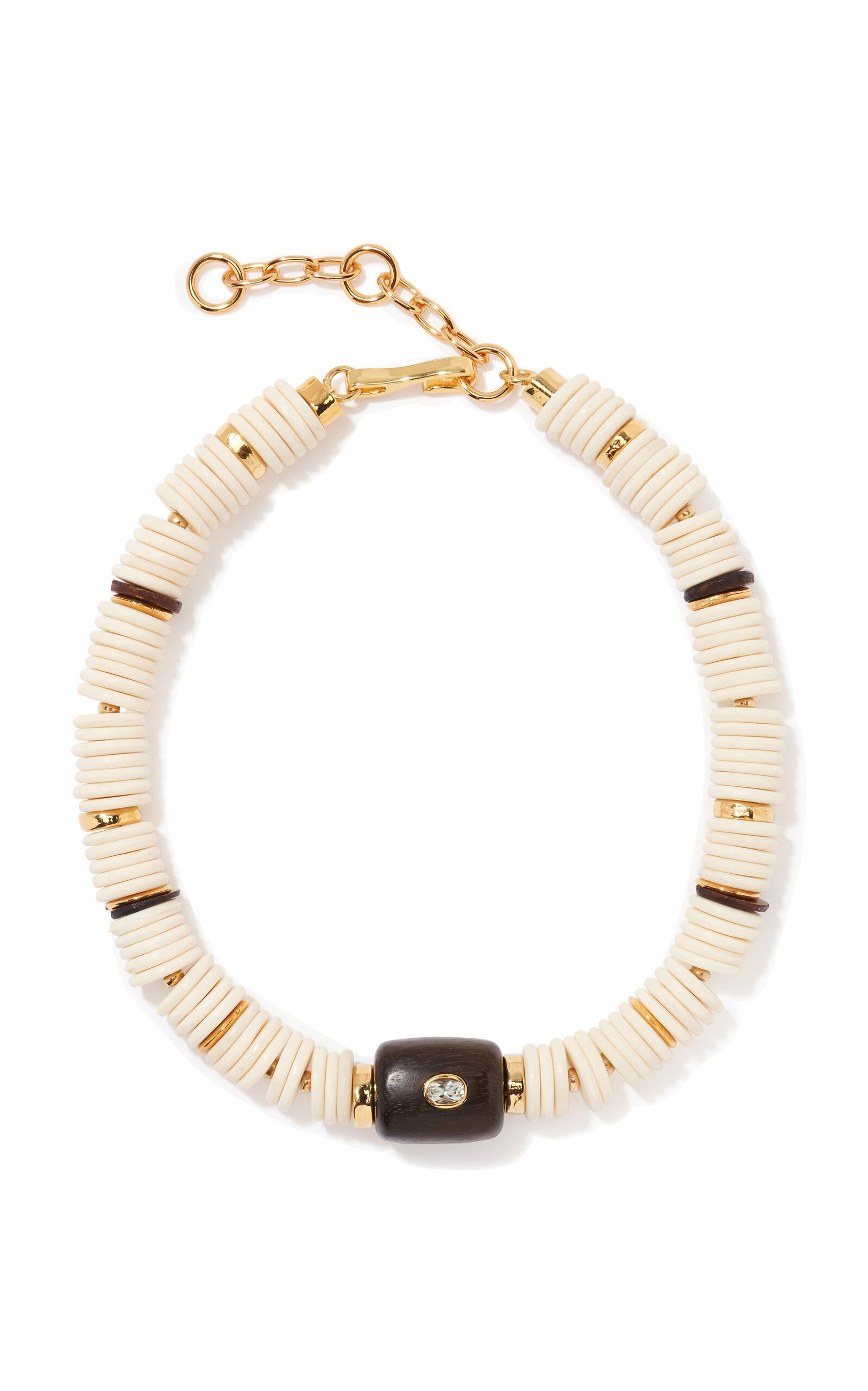 New Moon Gold-Plated Multi-Stone Necklace | Moda Operandi (Global)