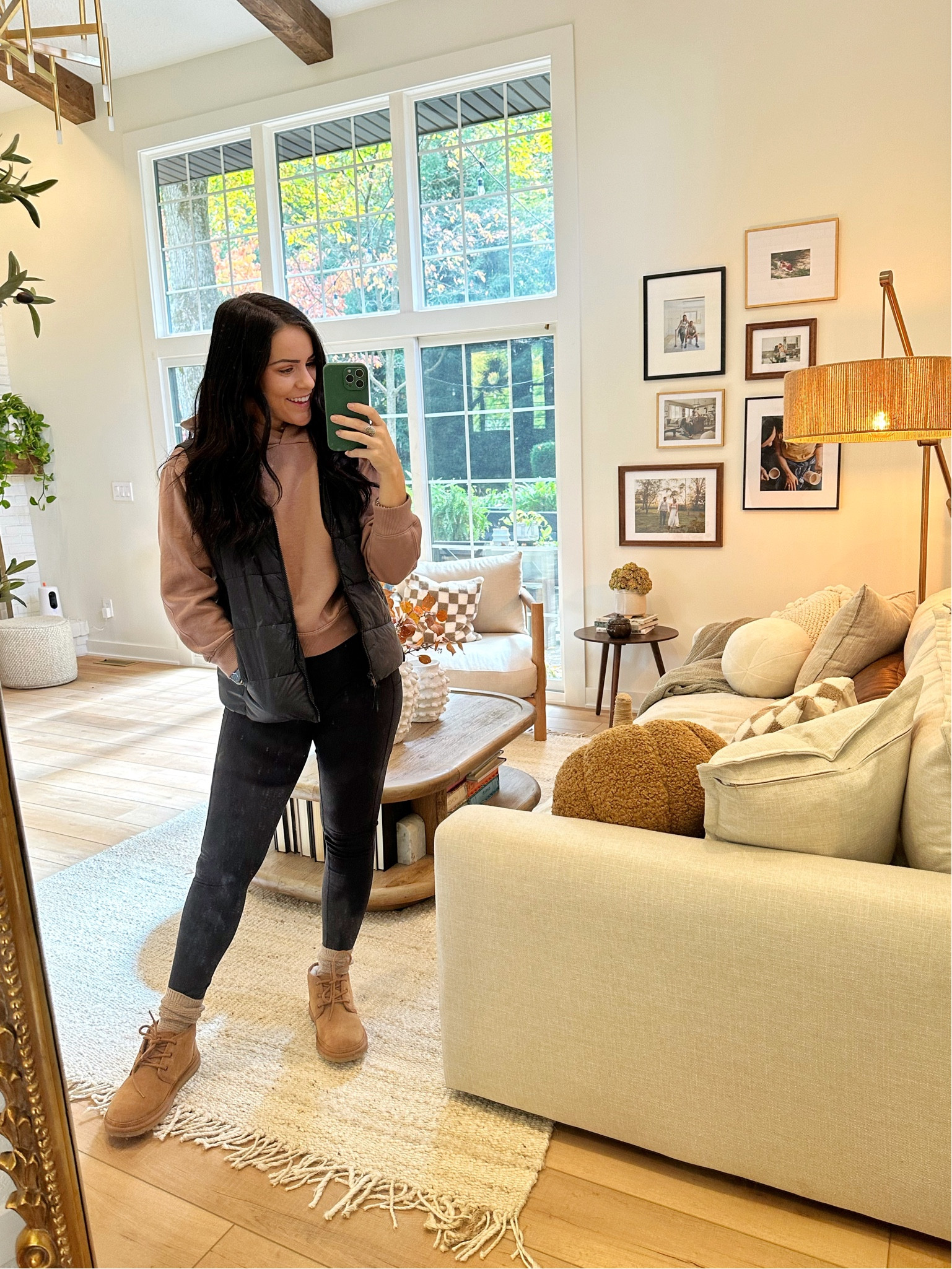 Todays cozy Fall OOTD ❤️ these Ugg boots are my absolute FAVORITE and I’m so glad I get to wear them again! #fallootd #falloutfit #ootd 

#LTKunder50 #LTKSeasonal #LTKfit