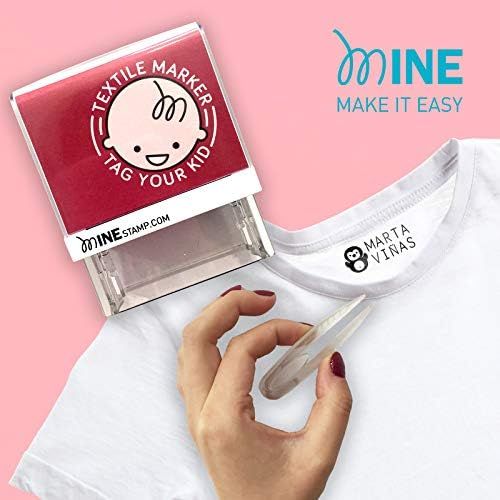 MINE STAMP CLOTHING MARKER, suitable for BOOKS & ACCESSORIES, Personalize Garment, Childrens Scho... | Amazon (US)