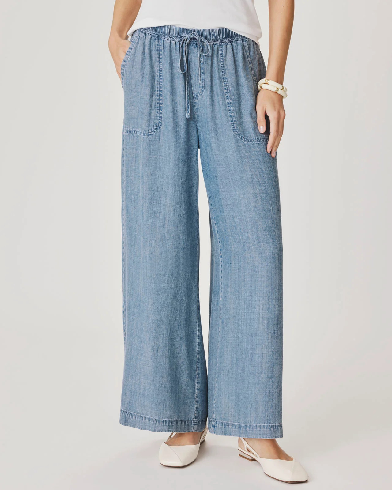 Angie Indigo Palazzo Pant | Splendid