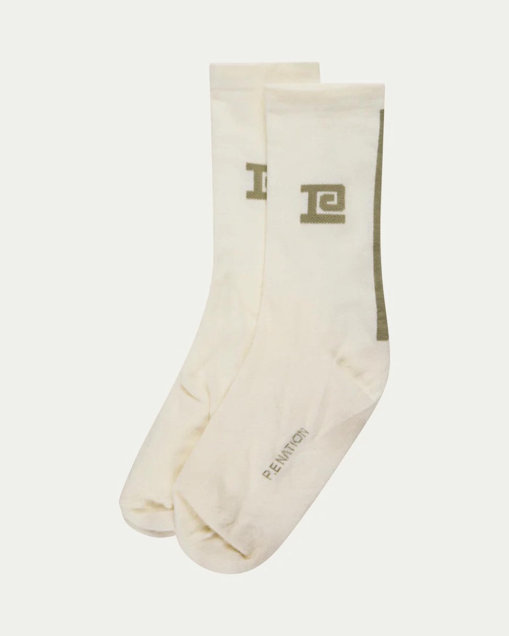 P.E Nation - Medley Socks - Crew Socks (Whisper White) Medley Socks | THE ICONIC (AU & NZ)