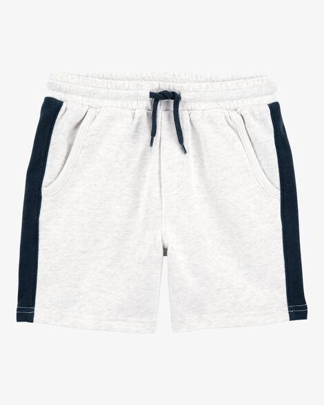 Kid Pull-On French Terry Shorts - Grey | Carter's Inc