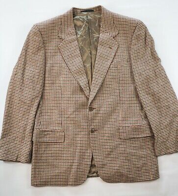 Vintage Men's Christian Dior Wool Houndstooth Blazer Sz 42 Primary Colors | eBay US